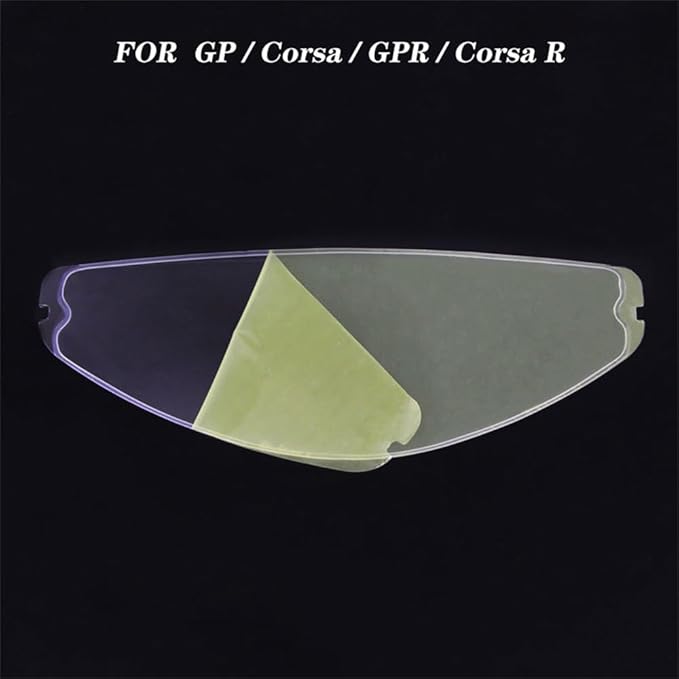 Pista GP RR Motorcycle Helmet Accessories for AGV Pista GP R, Corsa-R, Race 3, Helmet Shield Visor Replacement Parts (Visor Anti-Fog Film)