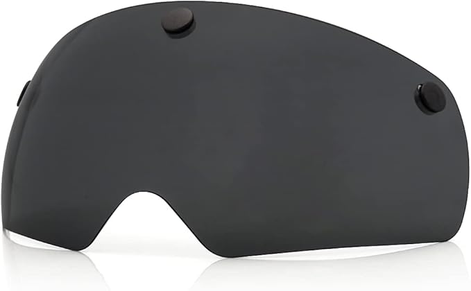 Magnetic Bike Helmet Goggles, Removable/Detachable Sun Visors Shield for Cycling Bicycle Helmet FW001