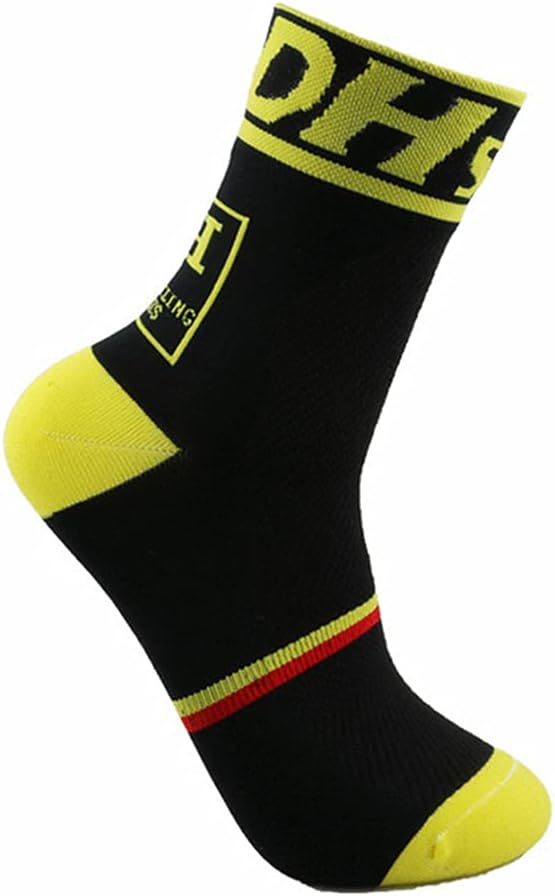 Cycling Socks Pro Mens Womens Riding Socks Bicycle Bike Sport Ankle Athletic Socks XC MTB BMX Black White Pink Blue Green