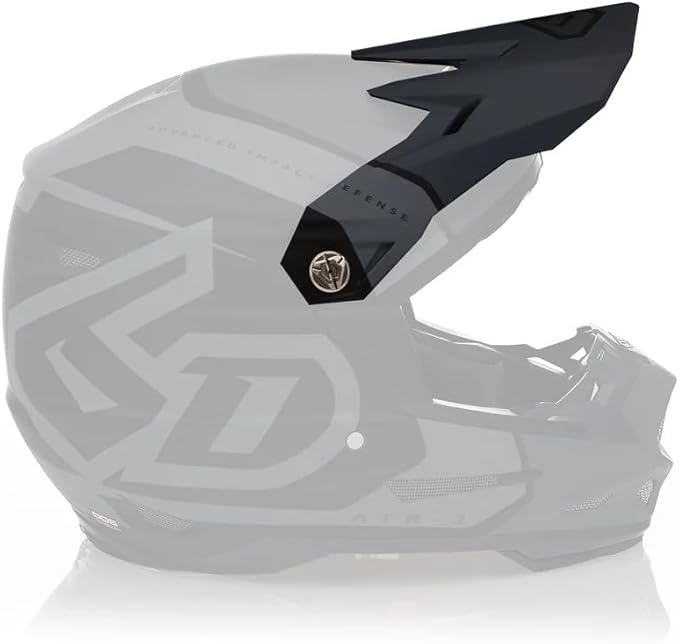 6D Helmets | ATR-2 (2024 - Newer) Motorcycle Helmet Replacement Visor | Torque Charcoal