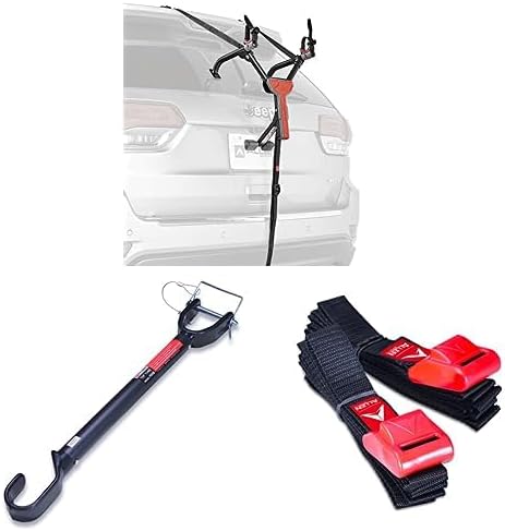 Allen Bike Rack + Adaptor Bar + Cargo Strap Kit for Car