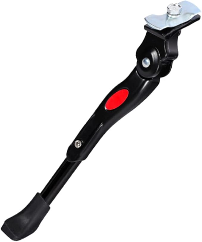 Mesee Bike Kickstand, Adjustable Aluminium Alloy Bicycle Side Support Stand Fit 24'' 26'' Tire Mountain Road Kids Adult Cycling