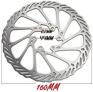 Mountain Bike Hydraulic Disc Brake Set, Front & Rear Disc Brake Kit Fit Bicycle MTB XC Trail, e-Bike, Fat Bike, Upgrade kit for Mechanical Disc Brake (Red - Bike Hydraulic Disc Brake Set)