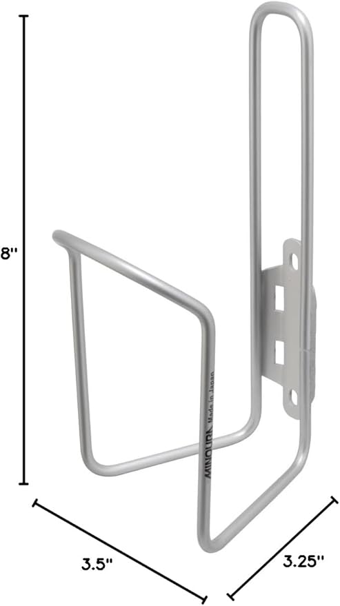 Minoura ANB-150 Oversized Alloy Water Bottle Cage, Silver,XL