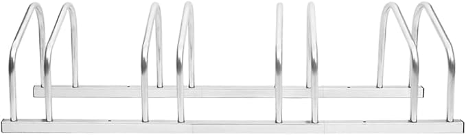 Galvanized Steel Floor Freestanding Bicycle Stand for 4 Bikes, 4 Bikes Floor Bike Stand, Bike Floor Parking Rack for Indoor & Outdoor Garage Storage,-877