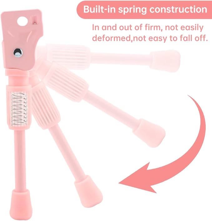 Kids Bike Kickstand for 16 Inch Wheel Children's Bicycle Alloy Bicycle Stand Kickstand Kids Bicycle Adjustable for Girls and Boys Bike Pink (Pink)