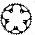 110/130 BCD Chainring 36/38/40/42/44/46/48/50/52/54/56/58/60T 5 Screws Round Narrow Wide Bicycle Chainring for 9/10/11 Speed Road Bike Folding Bicycle