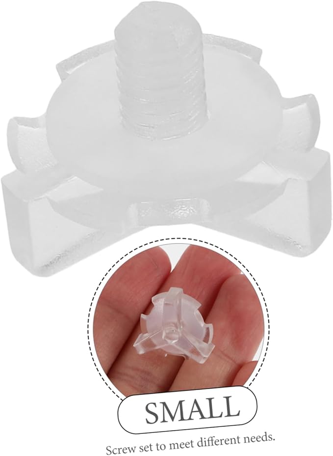 Motorcycle Helmet Visor Screw Set Durable Replacement Screws with Washers for Fit Dirt Bike Bicycle and Football Helmets Transparent Design for Easy Installation