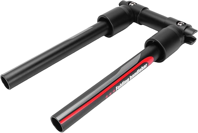 Foldable Bike Handlebars, Space Saving Quick Release Design, Aluminum Alloy Handlebar for Mountain Bikes Scooters Commuters Outdoor Riding Storage