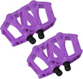 2pairs Flat Mountain Bike Pedals -Skid Outdoor Cycling Pedals for Youth and Adults Replacement Enhanced Grip for Rough Terrains