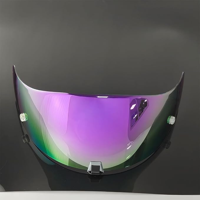 T520 Motorcycle Helmet Visor Replacement Compatible with Scorpion EXO T520/R1 Air/ST1400 UV Protection Anti-Scratch (Deep purple-For day)