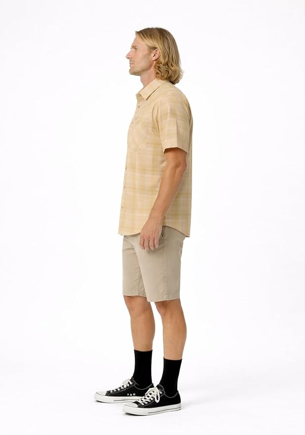 Club Ride Apparel New West Cycling Shirt - Men's Short Sleeve Cycling Jersey - Sport Fit Snap Down Top - 50 UPF Riding Shirt