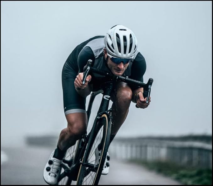 MET Rivale MIPS Road Bike Helmet | Lightweight Adult Cycling Helmet, Aero Shape, 360-Degree Adjustable Head Belt, Internal Air Channeling, Sunglasses Port