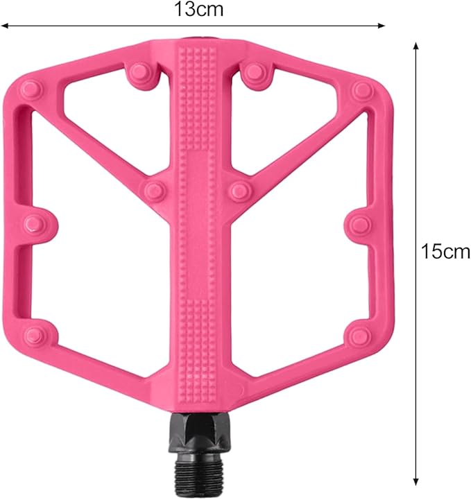 Mountain Bike Pedals, Bike Flat Pedals Aluminum Sealed Bearing Lightweight Platform for Road Mountain Bike