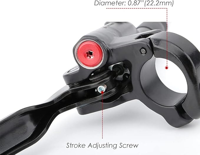 JFOYH 4-Piston MTB Hydraulic Brake Set with 160mm Floating Disc Rotors, Front and Rear Hydraulic Disc Brake Kit for MTB(Pre-Bled, Included Original Pads)