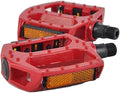 BlueSunshine Bike Pedals Set 9/16" for Mountain Bike, Aluminium Alloy Bearing Platform Pedals for BMX MTB Road Bicycle. Lightweight but Strong and Durable Alloy Flat Platform Pedals