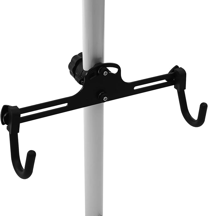 JOMCYDM Bike Storage Rack,Indoor 3 Bike Bicycle Vertical Hanger Floor Parking Rack Storage Stand for Garages or Apartments Hook for Bicycles Mountain or Hybrid Bikes,Height Adjustment 5.74-13.12 ft