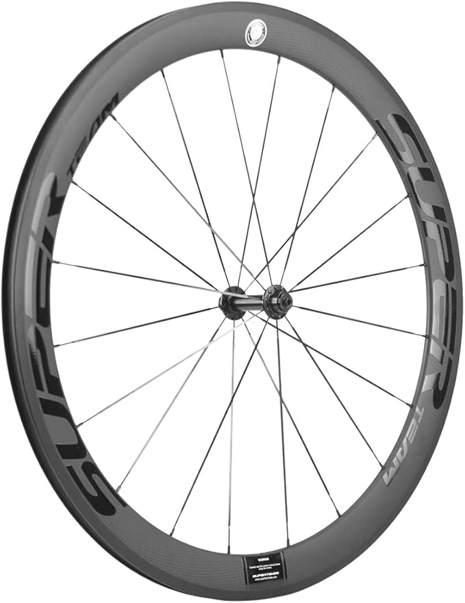 Superteam Carbon Fiber Road Bike Wheels 700C Clincher Wheelset 50mm Matte 23 Width