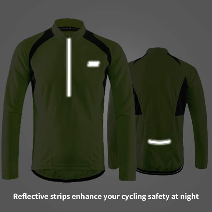 Cycling Jersey Men Bicycle Shirt Short and Long Sleeve MTB Road Biking Jersey with Pockets