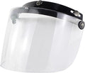 Warm Hat,Windproof 3-Snap Visor Lens Shield for Motorcycle Helmets Flip Up Down Open Face Anti Glaring Accessories