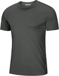 MAGCOMSEN Men's Short Sleeve UPF 50+ T-Shirt Quick Dry Workout Athletic Running Swim Tops Tee Rash Guard Performance Shirts