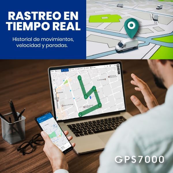 GPS7000 Hidden Vehicle GPS Tracker for Vehicles | 2 Years Service Included | 4G Car GPS Tracker Device | Easy Self-Installation | Real-Time Vehicle Tracking | Optional Renewal, No Mandatory Fees