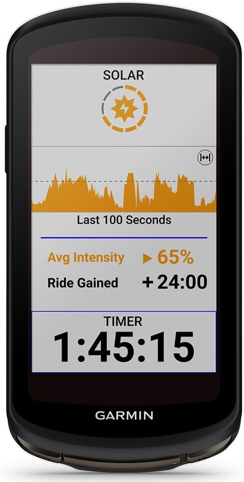 Garmin Edge 1040 Solar GPS Cycling Bike Computer 010-02503-20 Bundle with Deco Essentials Bike Frame Cell Phone Mount and Deco Gear CPS 26 Months Exclusive Protection (BEACH-CPS-261000)