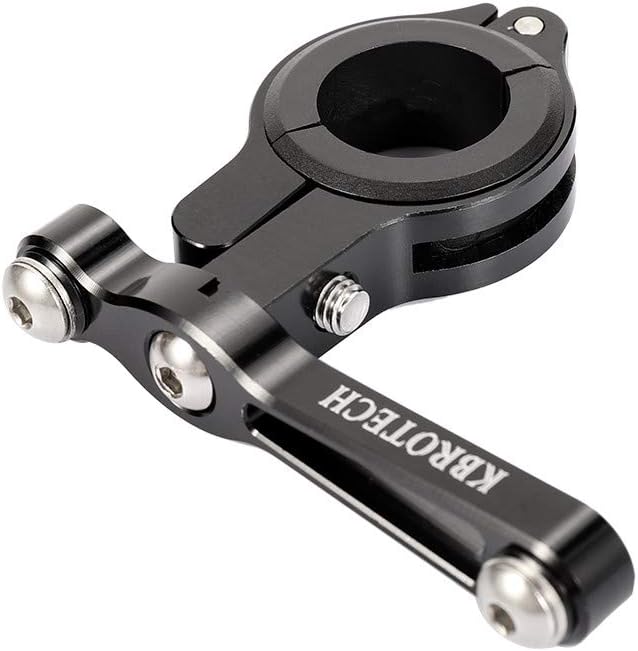 Bicycle Water Bottle Cage Holder Adapter Adjustable MTB Road Bike Handlebar Water Bottle Holder Seat Post Bottle Mount (Sigle Black)