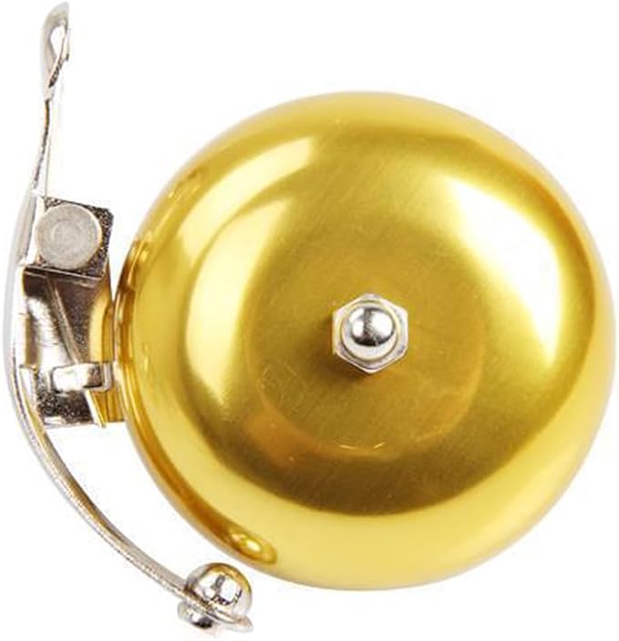 Bicycle Retro Bell Leisure Bicycle Dial Bell Aluminum Silver Gold Coffee Brown Bicycle Bell Bicycle Bell