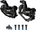 RUJOI Bike Disc Brake Caliper, Aluminum Mechanical Front and Rear Caliper for Road Bike, Mountain Bike