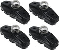 4pcs Road Bike Brake Pads Set Rubber C-Brake Blocks for High-Performance Cycling Compatible Most Road Bikes for Replacement Brake Shoes