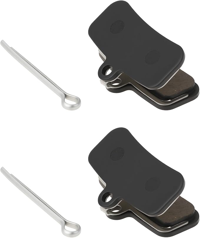 2 Pairs Resin Disc Brake Pad with Spring and Pin Q10Ys HD-M74 Q13RS Compatible with Tektro Orion 4