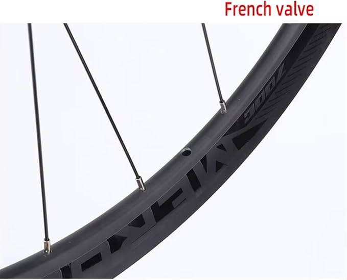 Road Bicycle Wheelset, Aluminum Alloy 700C Road Cycling Wheel, 6 Bolt Disc Brake Quick Release/Thru Axle Wheelset