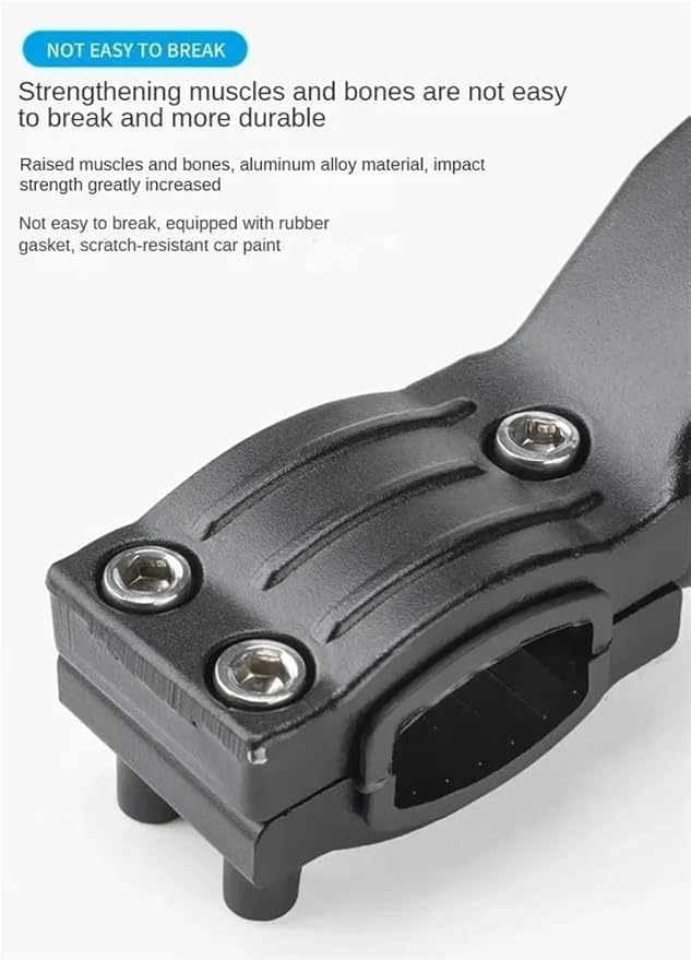 Adjustable Bike Kickstand Aluminum Alloy Side Stand for MTB Folding Electric Bike Snow Vehicles 24-29 Inch Universal Fit