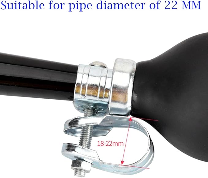 2 Pack Kids Bike Bell Bike Horn Bugle Vintage Classic Bicycle Bell Retro Loudspeaker Handlebar Mount Rubber Squeeze Bicycle Horn for Mountain Bike Cruiser Bike Toddler Tricycle Children's Bike