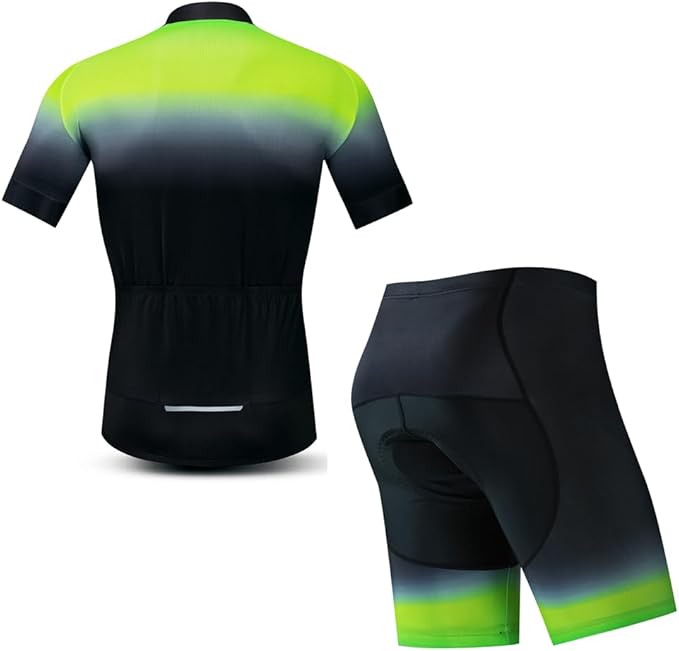 Cycling Jersey Men Set Road Short Sleeve Quick Dry Bike Padded Cycling Clothing Suit Bicycle Wear Summer
