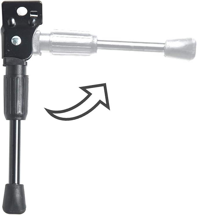 Kids Bike Kickstand Fits 12 14 16 18 20 Inch Bicycles, Aluminum Alloy Kickstand for Kids Bike with Anti-Slip Pad, Universal Fit for Mountain Road Bikes