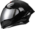 Full-face Helmet Biker Helmet ABS with EPS Cushion Liner Removable Washable 8 Air Vent Free Switch Long and Short Lens Replacement for Adult Unisex