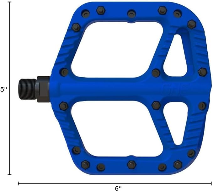 OneUp Components Composite Pedals – Lightweight, Durable Flat Bike Pedals for Mountain Bikes (MTB)