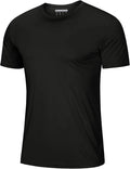 MAGCOMSEN Men's Short Sleeve UPF 50+ T-Shirt Quick Dry Workout Athletic Running Swim Tops Tee Rash Guard Performance Shirts