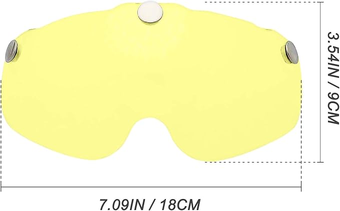 Shinmax Adults Bike Helmet Accessory,Adjustable Helmet with Removable Shield Visor Only for SM-T69