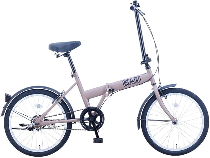 Sakai Cycle Breakout Folding Single Type Bicycle Adult Folding Key 20" BROF20 Flat Desert Yellow