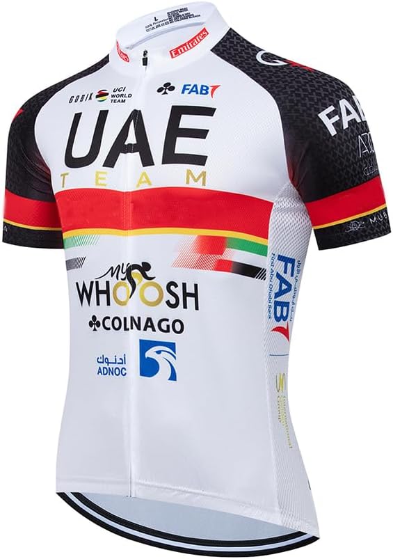 Men's Cycling Bike Jersey Short Sleeve Biking Shirt with 3 Rear Pockets + Zipper Pocket Breathable Quick Dry Bicycle Jersey