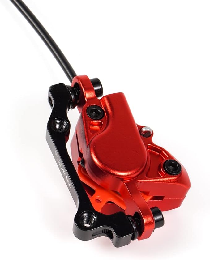 Chooee Mountain Bike Hydraulic Disc Brake ，MTB Hydraulic Disc Brake Set Right Front 800mm Hydraulic Brake，Red