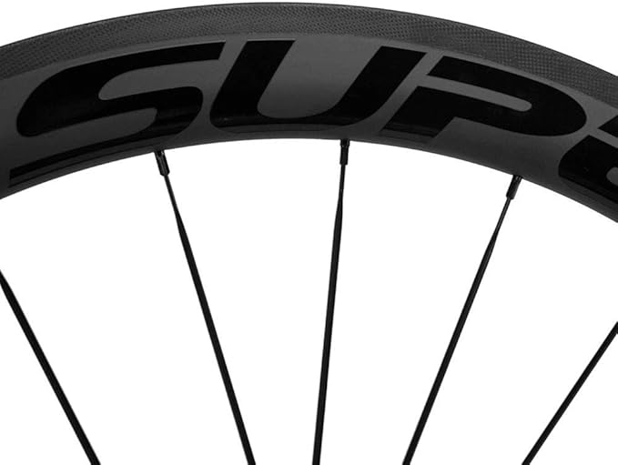 Superteam 50/25mm UD Matte Finish Wheel 700c Carbon Wheelset Tubeless(Black)