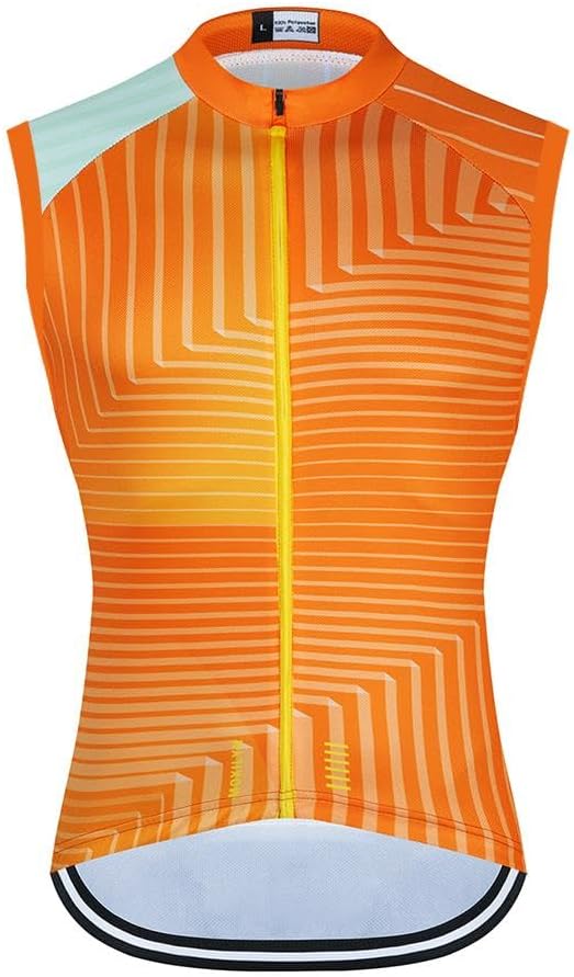 MOXILYN Men's Cycling Jersey Sleeveless Vests Bike Tank Quick Dry Bicycle Shirts Breathable Riding Clothing Top
