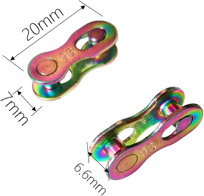 4 Pairs Bicycle Missing Link 1/6/7/8/9/10/11/12 Speed Chain Reusable Steel Bike Chain Link