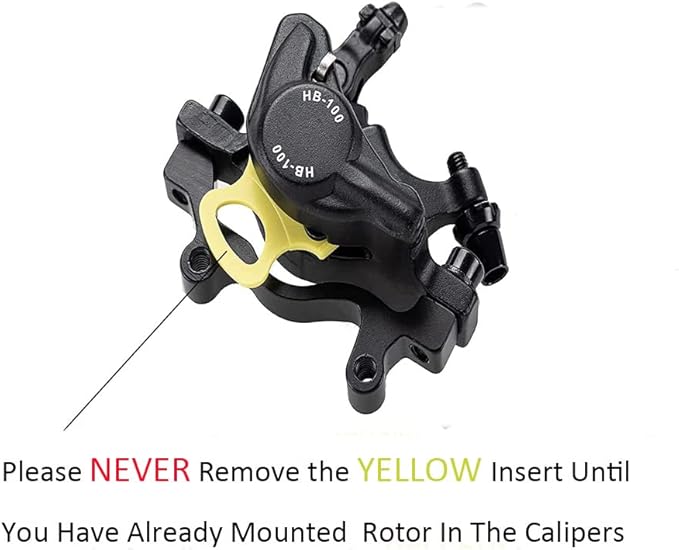 BUCKLOS Zoom HB-100 MTB Line Pulling Hydraulic Disc Brake Calipers Front + Rear, Aluminum Alloy Mountain Bike Hydraulic Disc Brakes with is/PM Universal Caliper Adapter for XC Trail, Fat Bike…