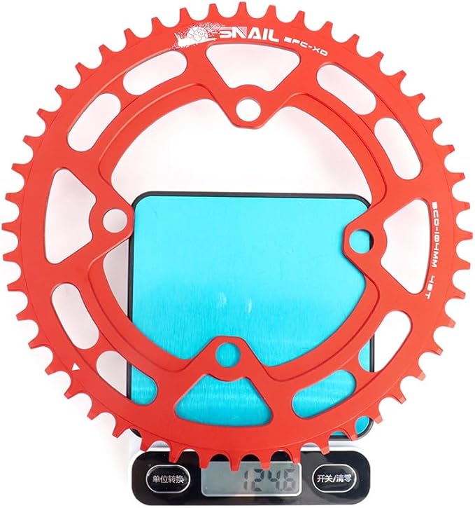CYSKY 104 BCD Chainring 30T to 52T Narrow Wide Chainring with Sprocket Bolts for 1x Set-up Road Bike Mountain Bike BMX MTB Gravel Ebike
