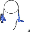 FukkeR Bicycles Aluminum Alloy Disc Brakes Left Front 800mm 2-Pistons E-Bikes Electric Power-Off Hydraulic Brake Fit 160mm Rotor for Mountain Bikes BMX E-Bikes XC Trail